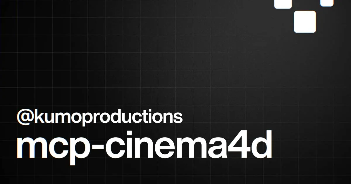 Cinema 4D MCP